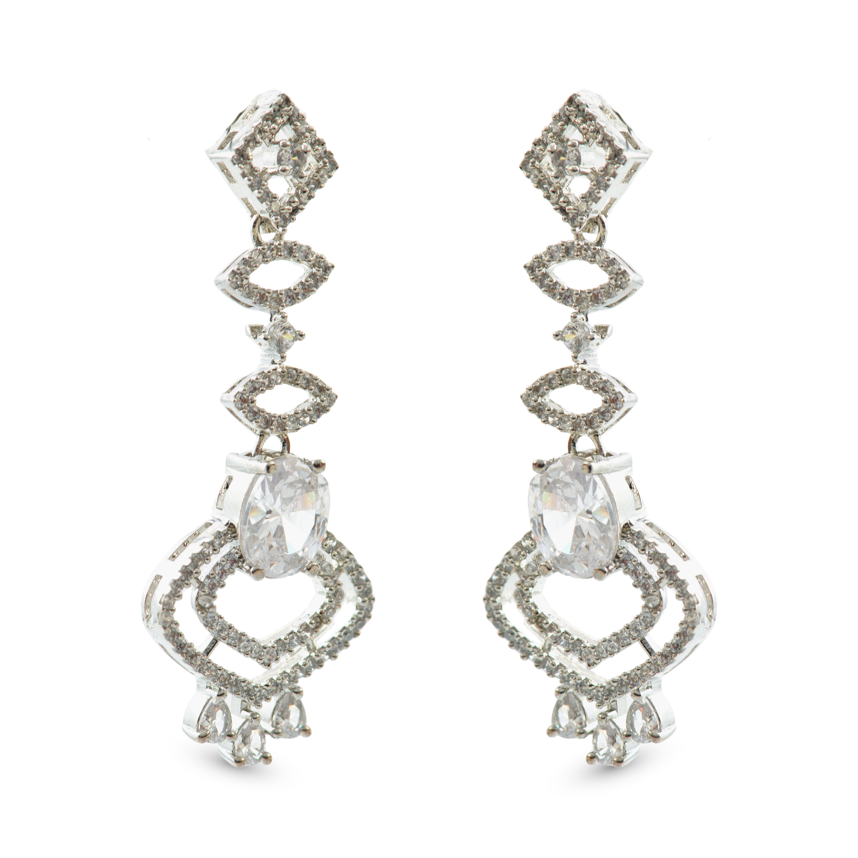 Luxe Zirconian Charms | Premium CZ Crystal Earring