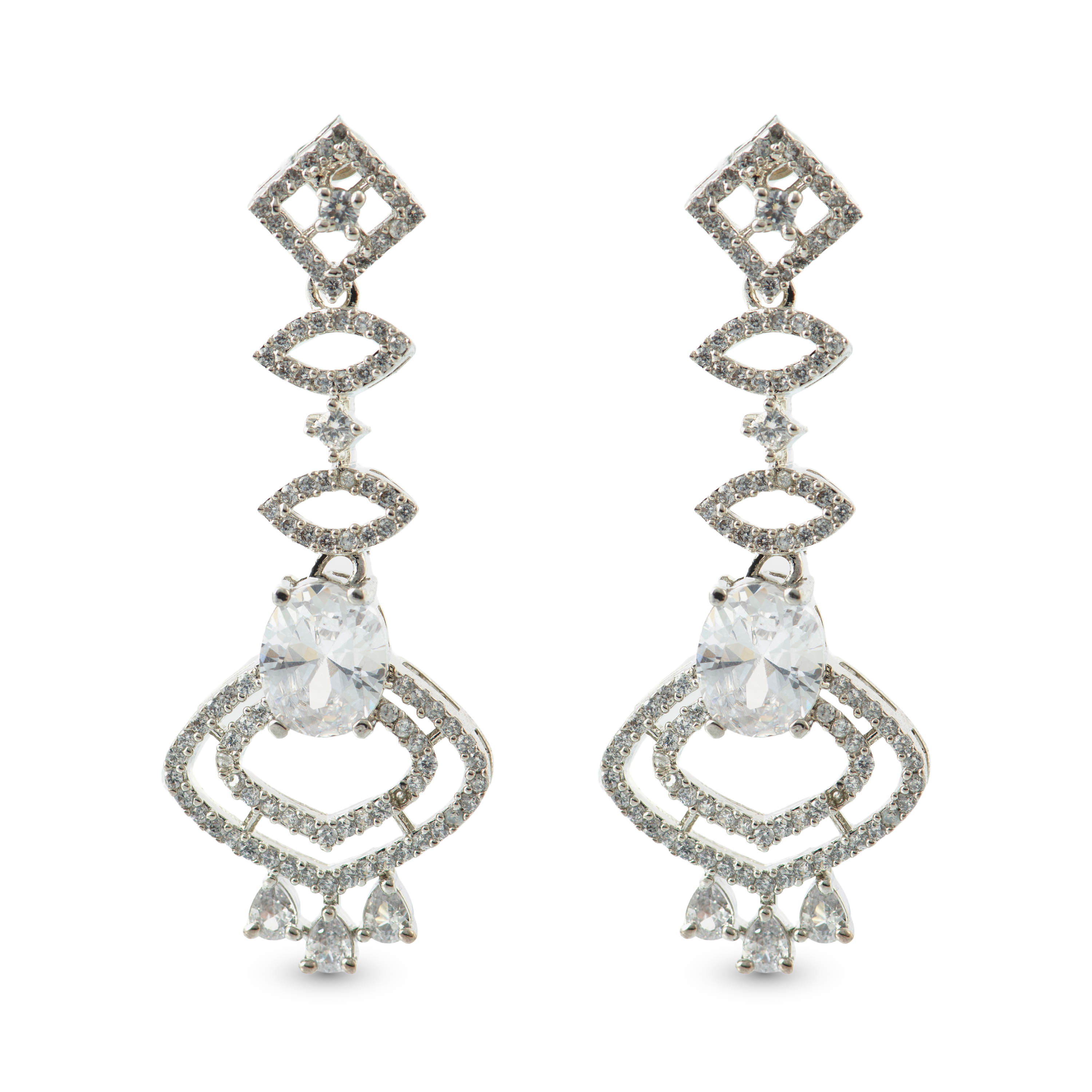 Luxe Zirconian Charms | Premium CZ Crystal Earring