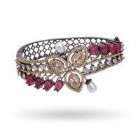 Magic Daisy | Garnet | Signature CZ Bracelet