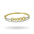 Magma Wave | Dorado | Premium CZ Bracelet