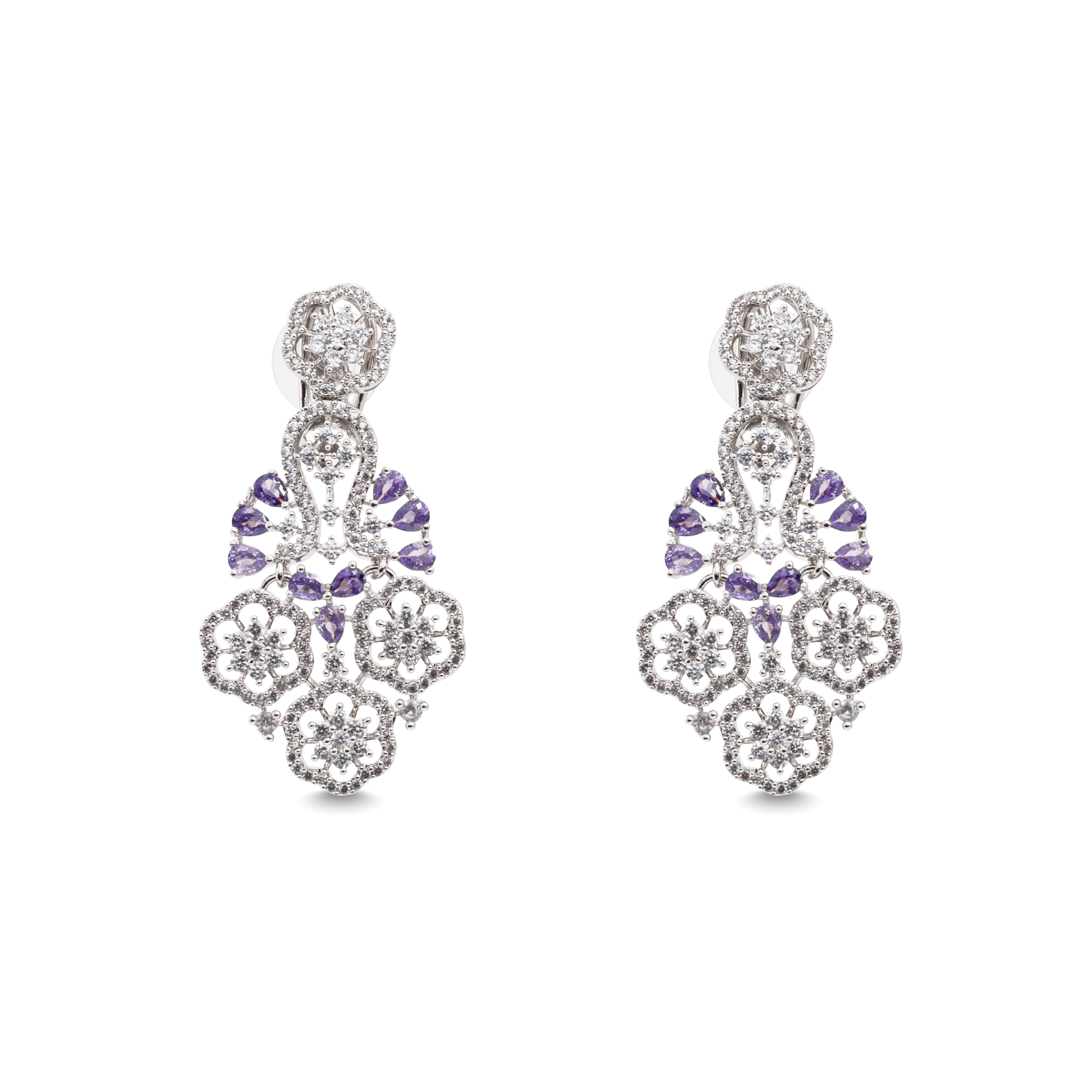 Mellow Clover | Luxury CZ Crystal Necklace Set