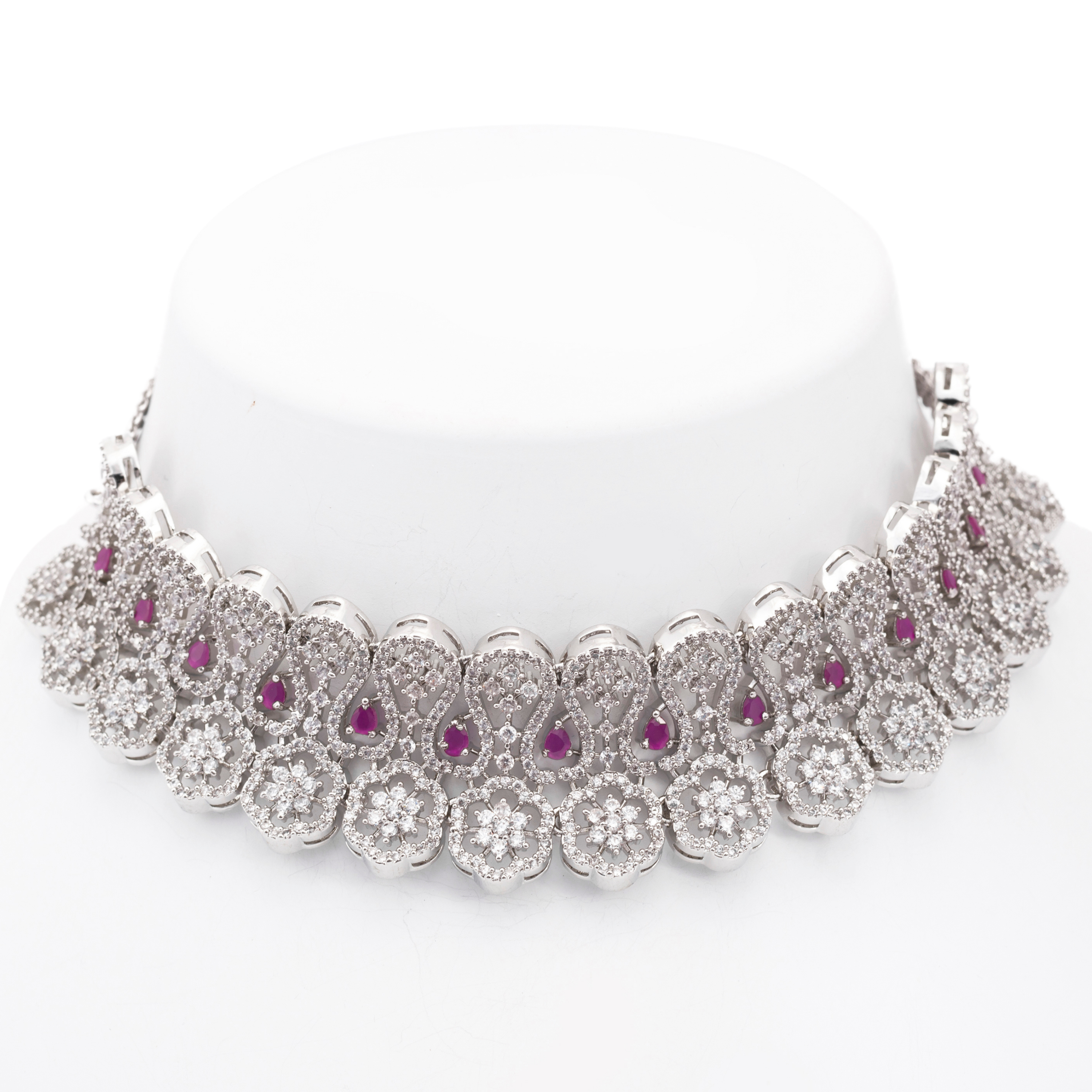 Mellow Clover | Luxury CZ Crystal Necklace Set