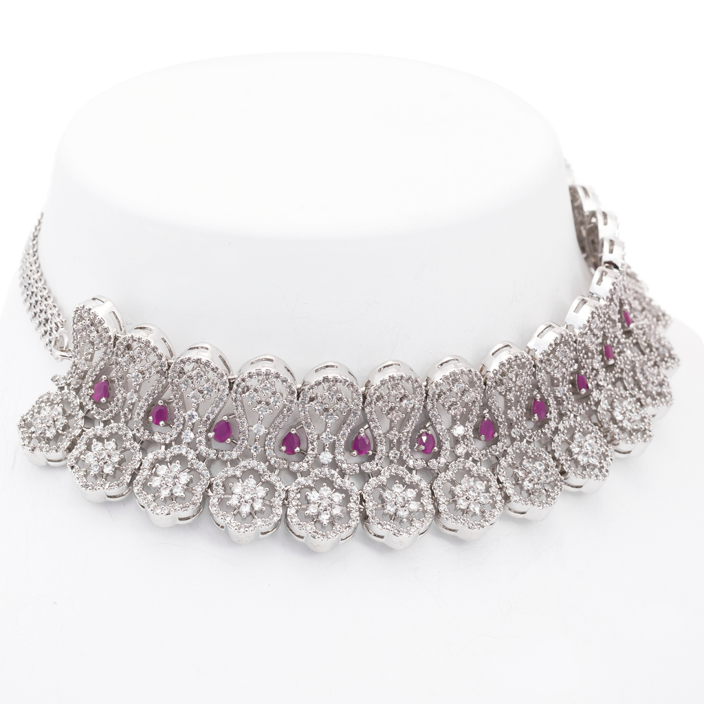 Mellow Clover | Luxury CZ Crystal Necklace Set