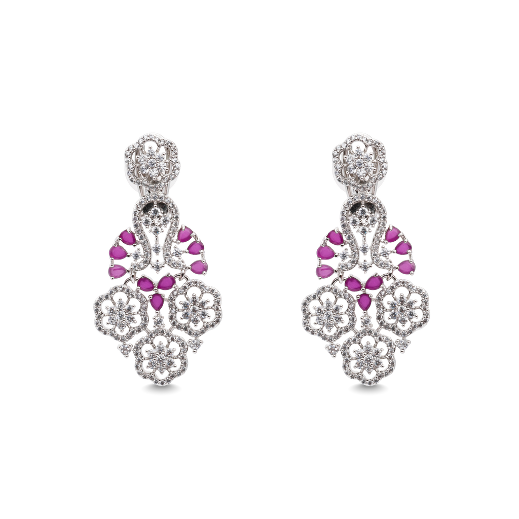 Mellow Clover | Luxury CZ Crystal Necklace Set