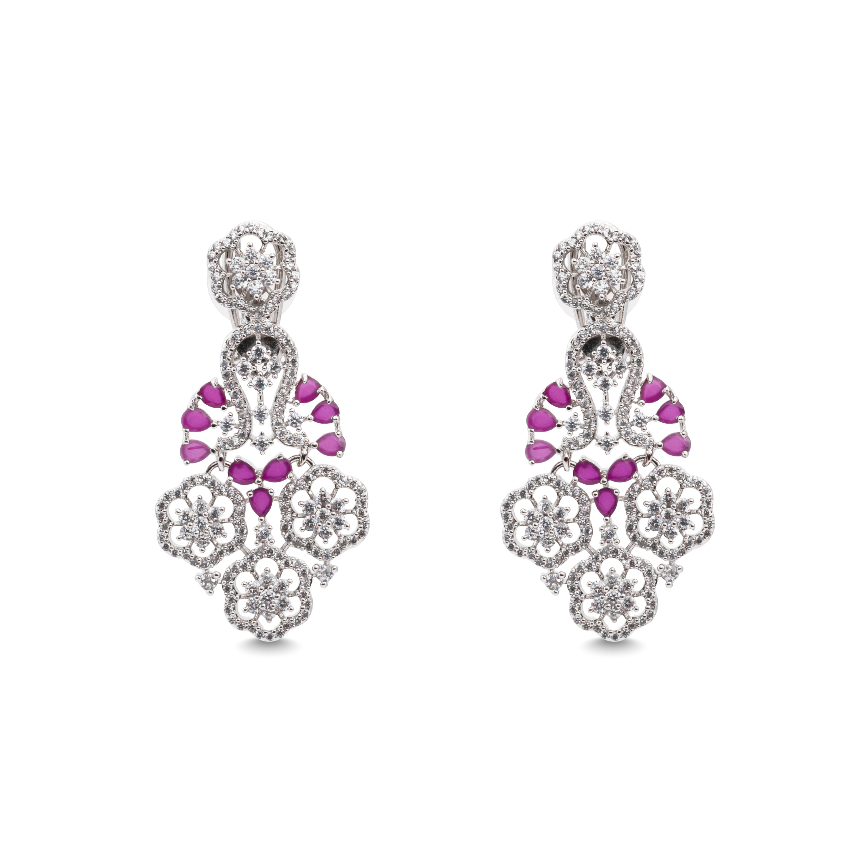 Mellow Clover | Luxury CZ Crystal Necklace Set