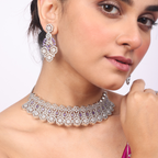 Mellow Clover | Luxury CZ Crystal Necklace Set