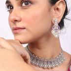 Mellow Clover | Luxury CZ Crystal Necklace Set