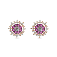 Moonlit | Purple | Premium CZ Crystal Earring