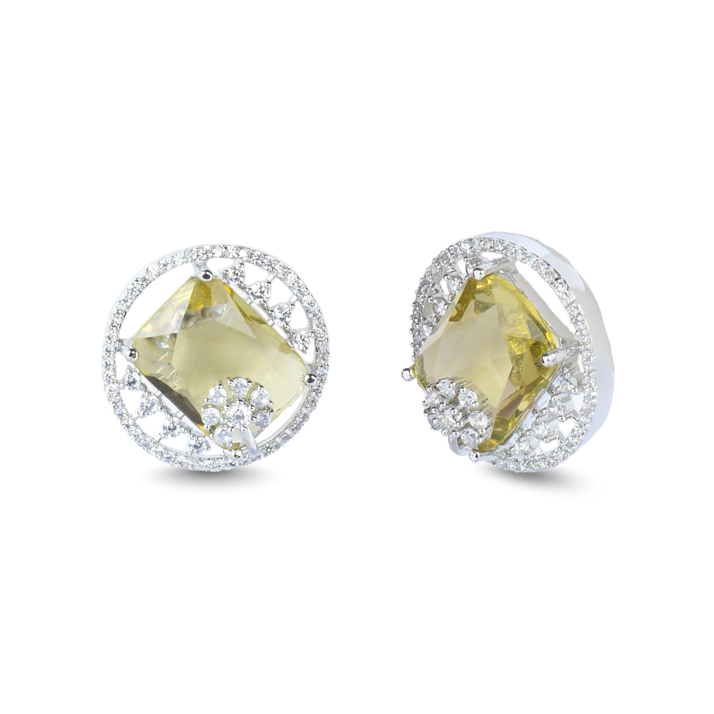 Moonbeam | Premium CZ Crystal Earrings