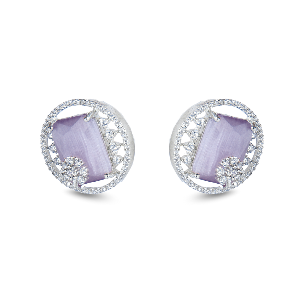 Moonbeam | Premium CZ Crystal Earrings