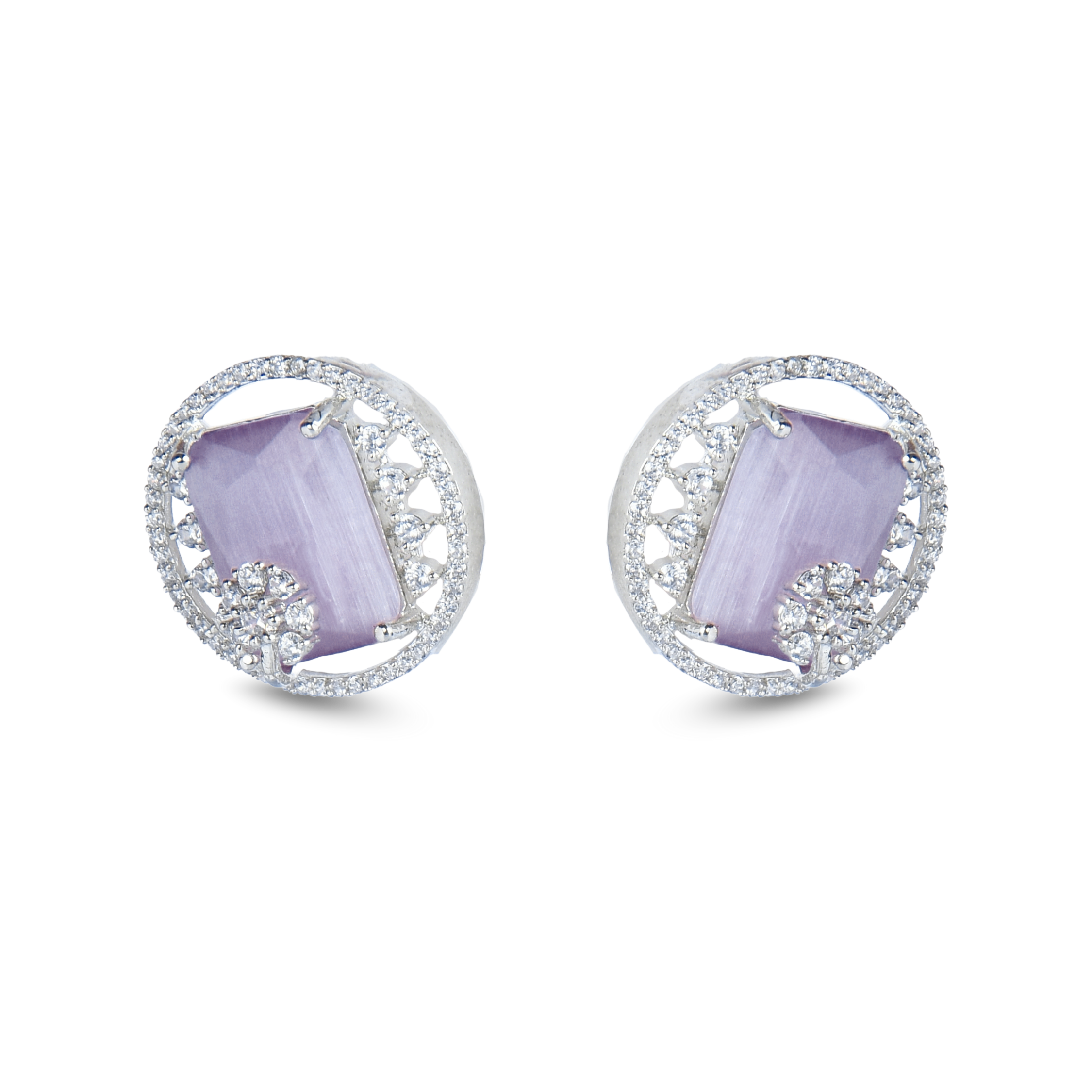 Moonbeam | Premium CZ Crystal Earrings