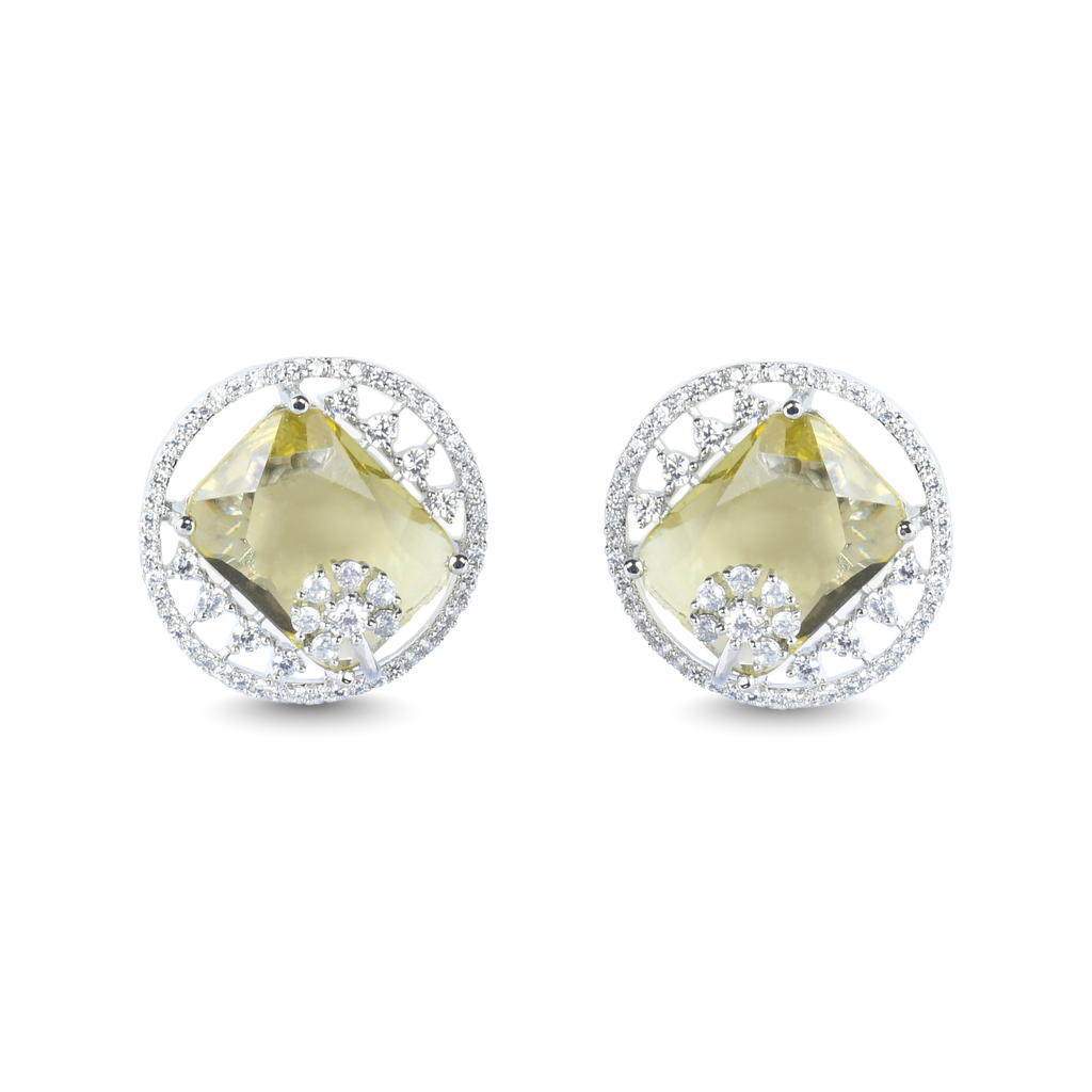 Moonbeam | Premium CZ Crystal Earrings