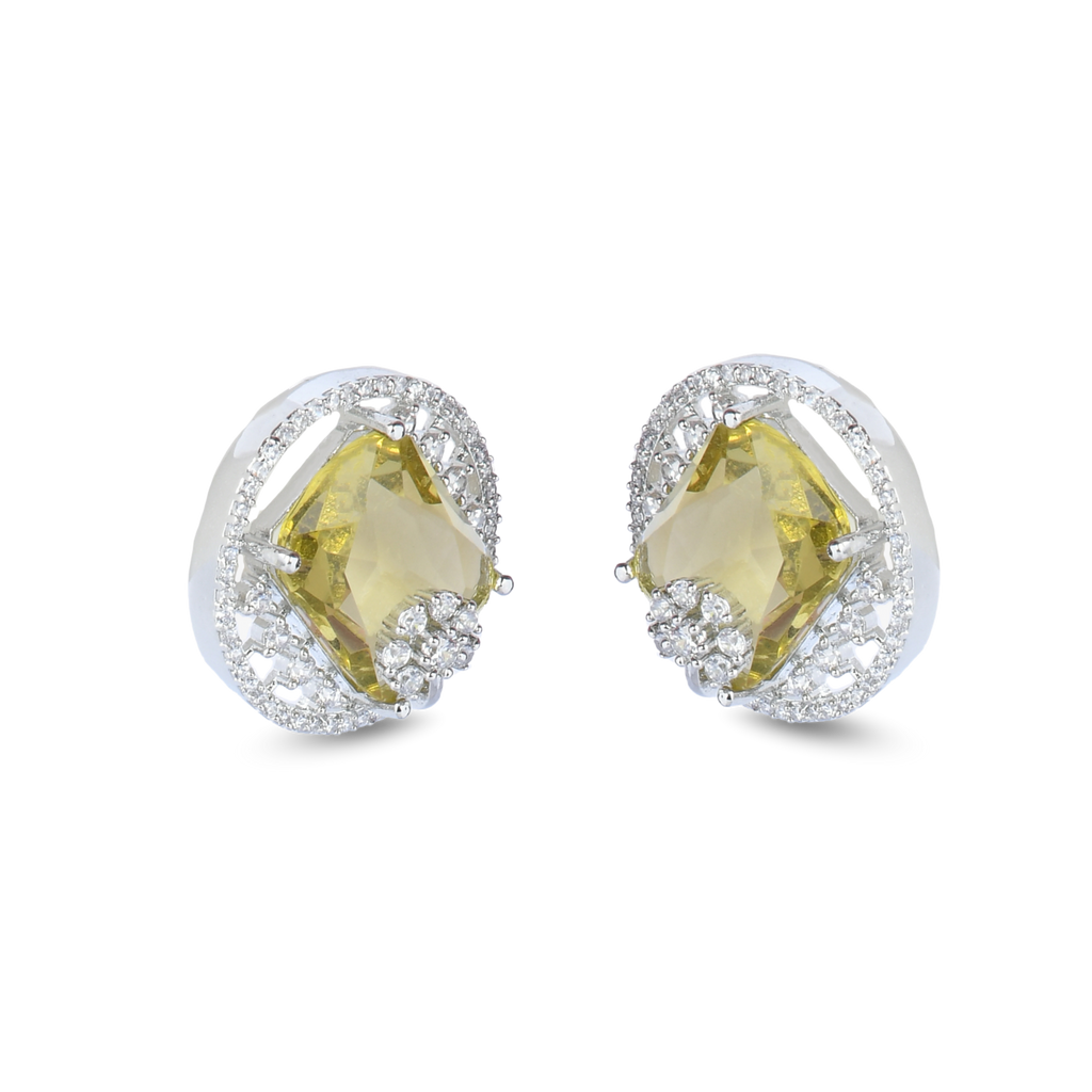 Moonbeam | Premium CZ Crystal Earrings