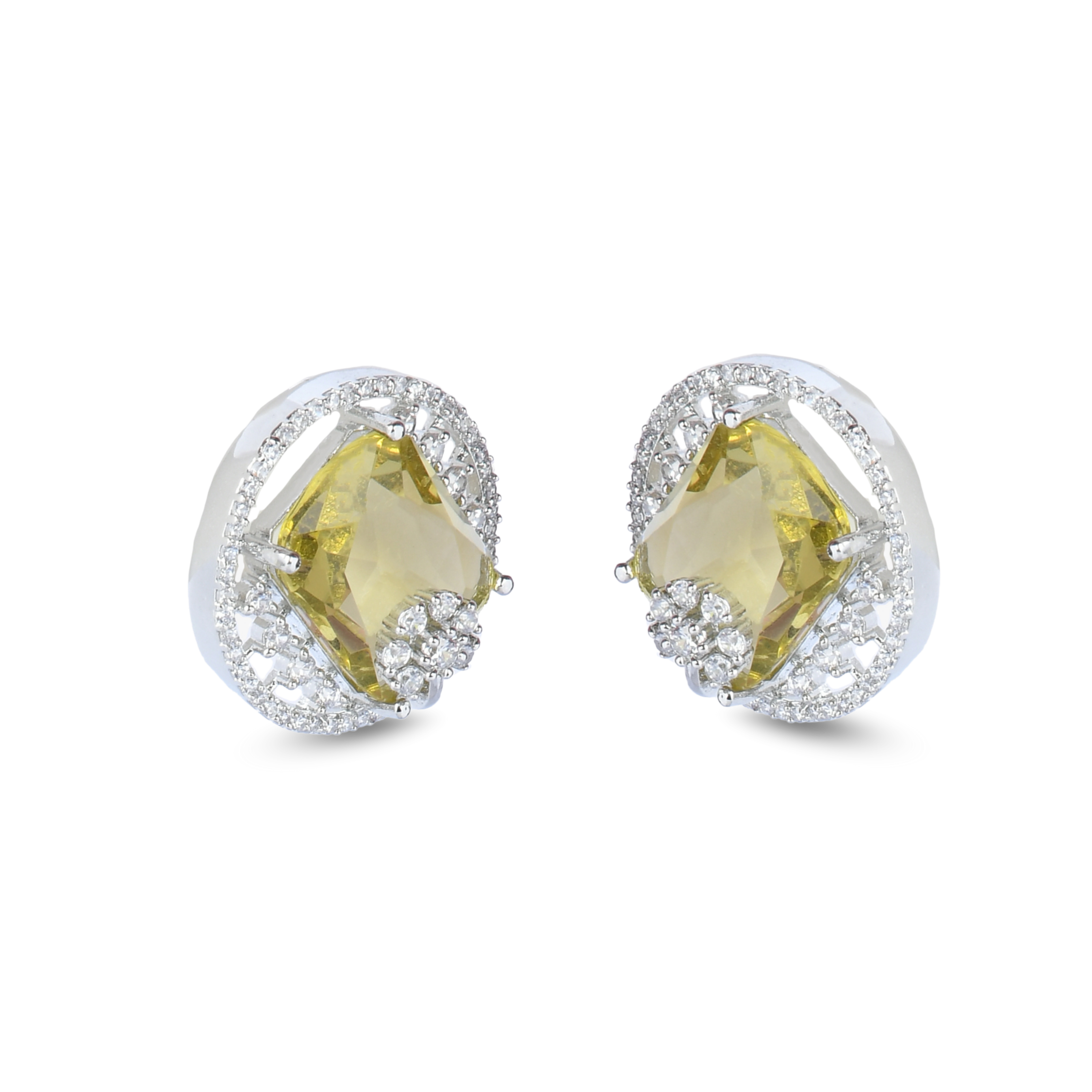 Moonbeam | Premium CZ Crystal Earrings