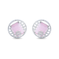Moonbeam | Baby Pink | Premium CZ Crystal Earrings