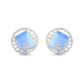 Moonbeam | Turquoise | Premium CZ Crystal Earrings