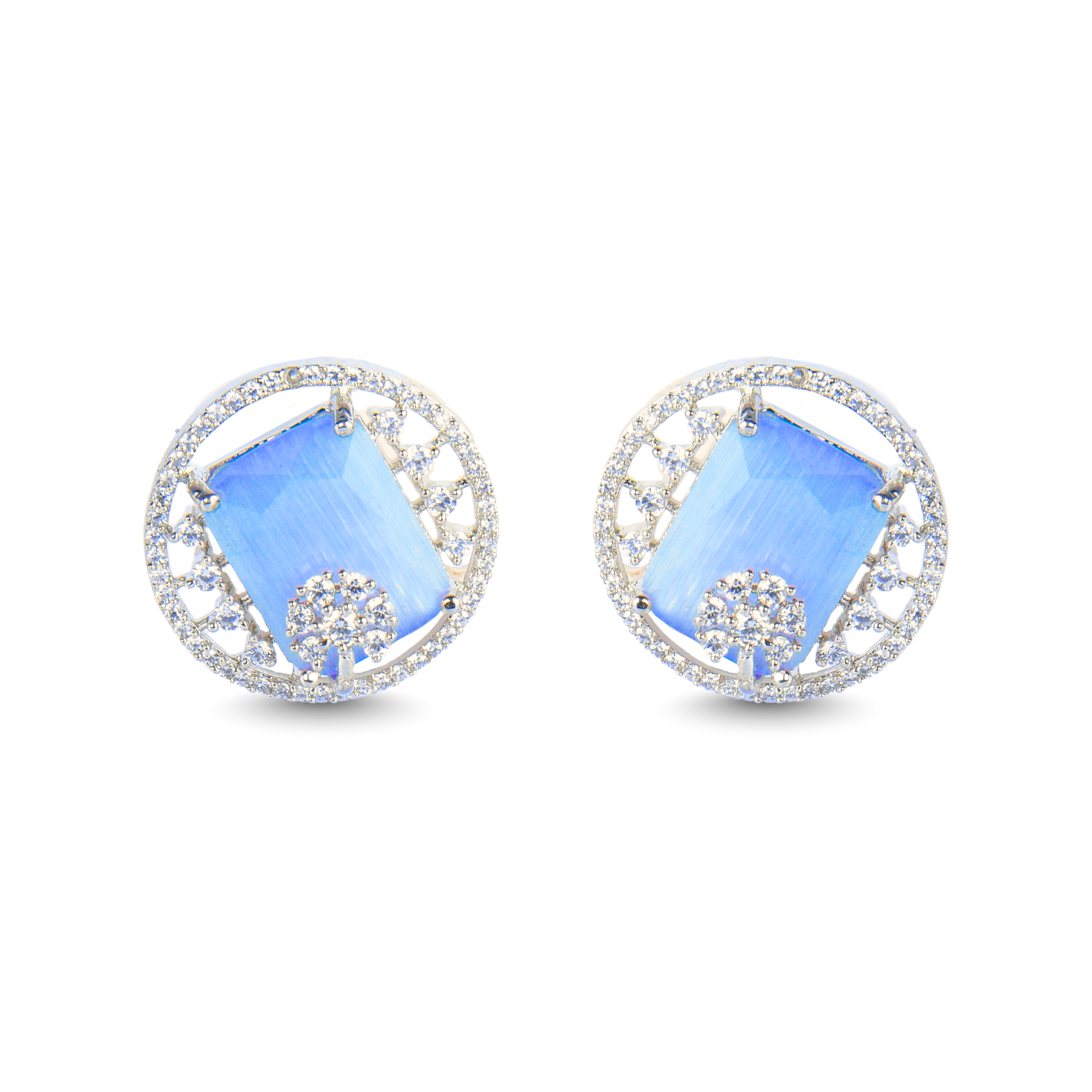 Moonbeam | Premium CZ Crystal Earrings
