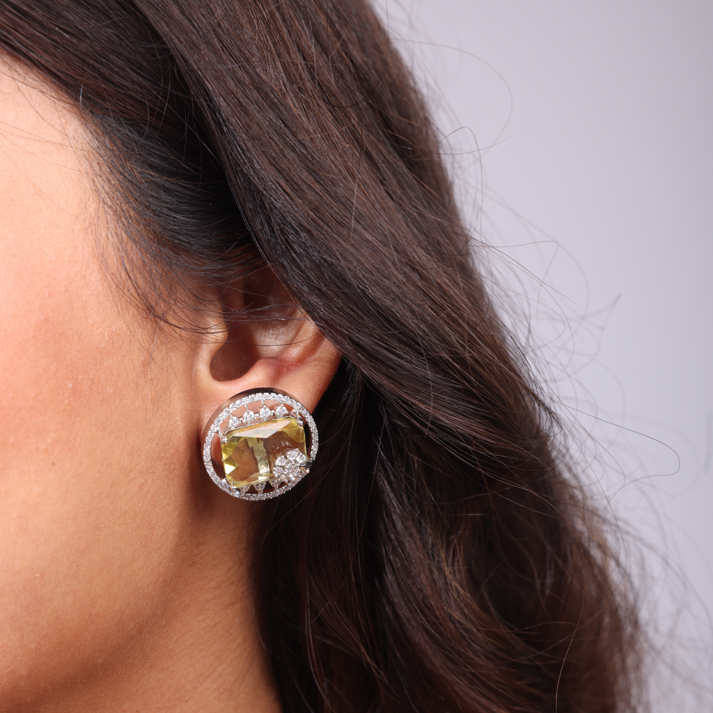 Moonbeam | Premium CZ Crystal Earrings