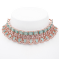 Neckline Globe | Luxury CZ Crystal Choker Set
