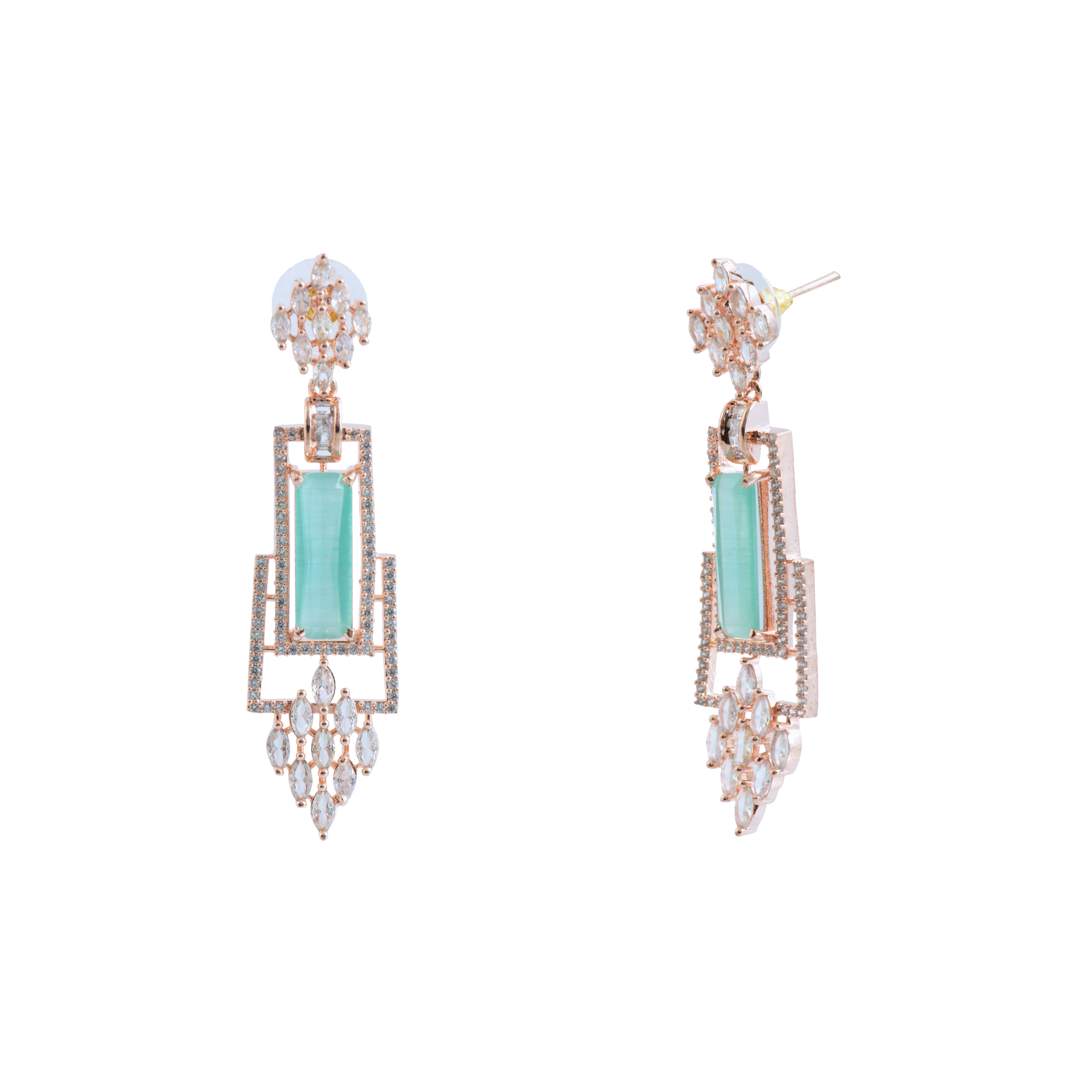 Noir Sparklers | Premium CZ Crystal Earring