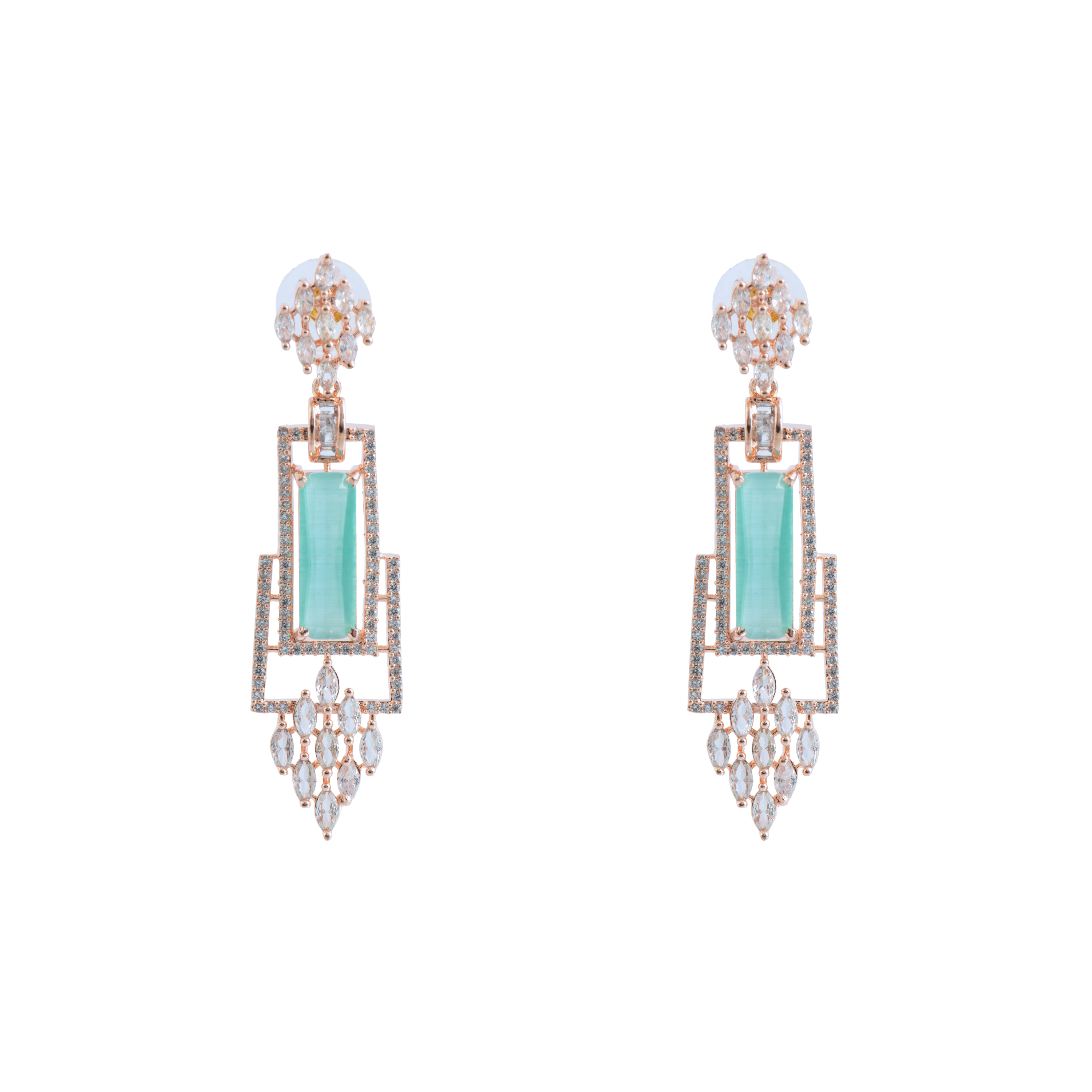 Noir Sparklers | Premium CZ Crystal Earring