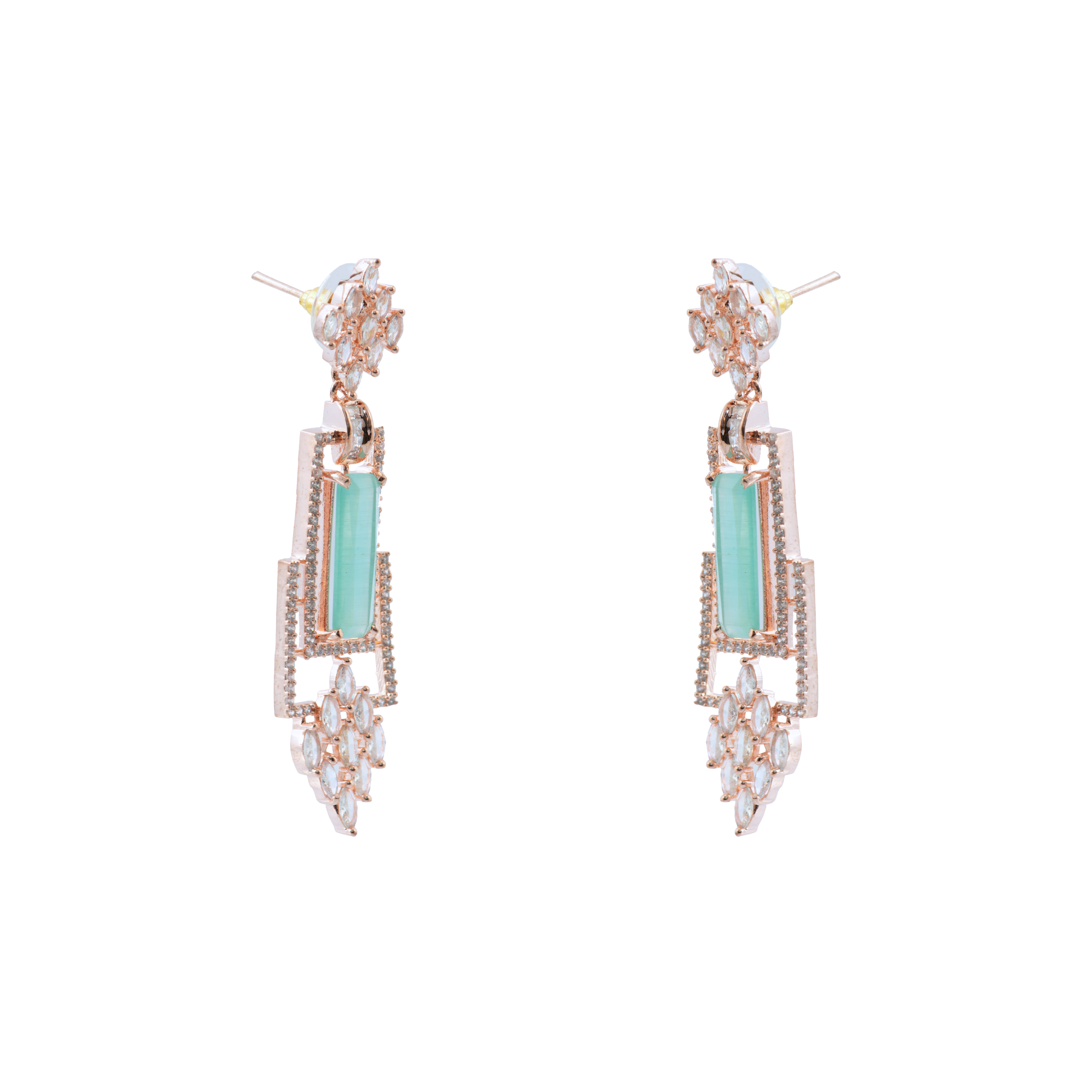 Noir Sparklers | Premium CZ Crystal Earring