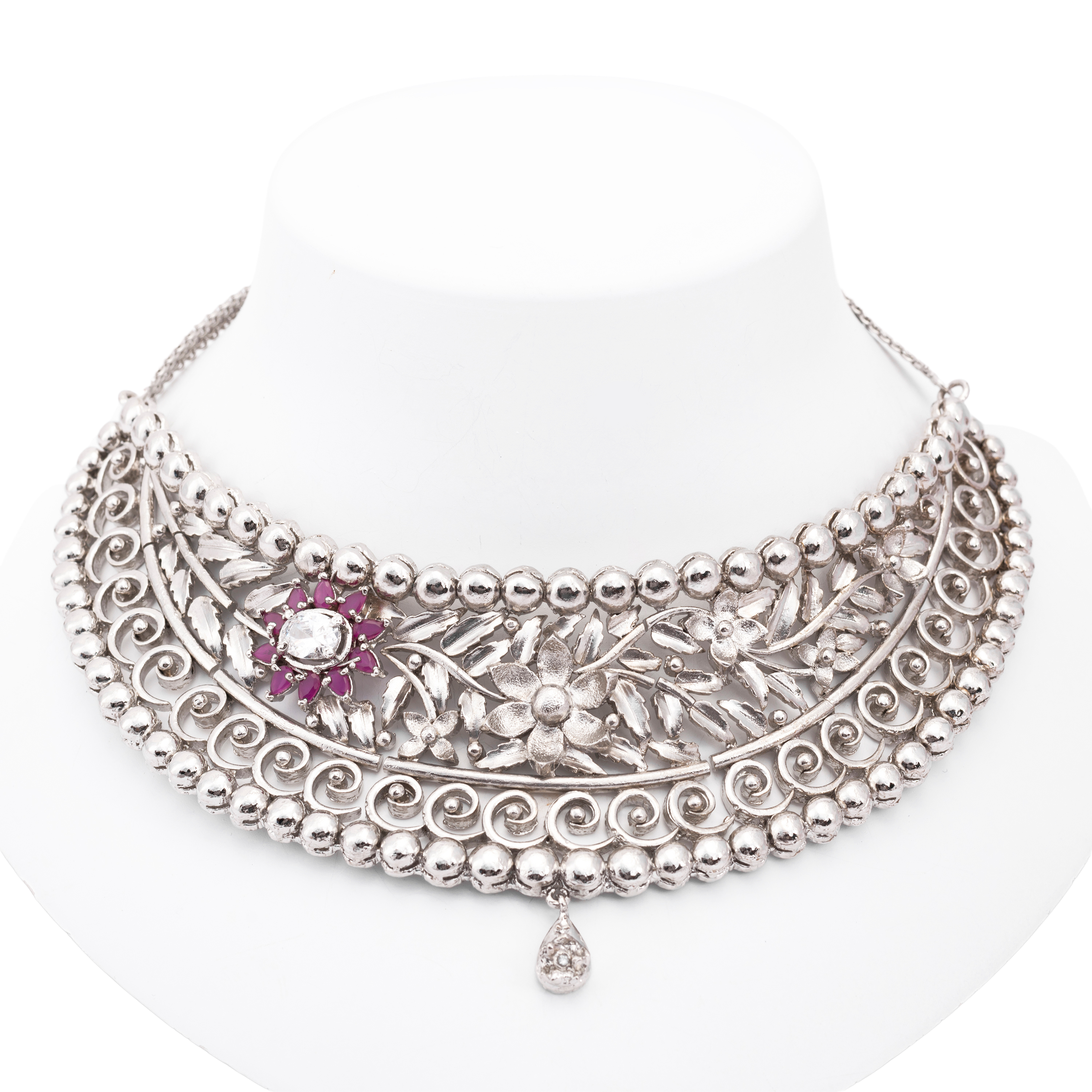 Obsidian | Luxury CZ Crystal Necklace Set