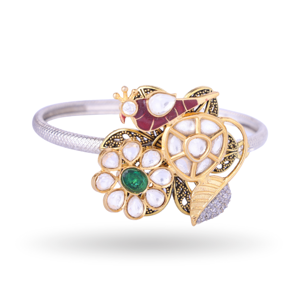 Parwaz | Red | Premium CZ Crystal Bracelet