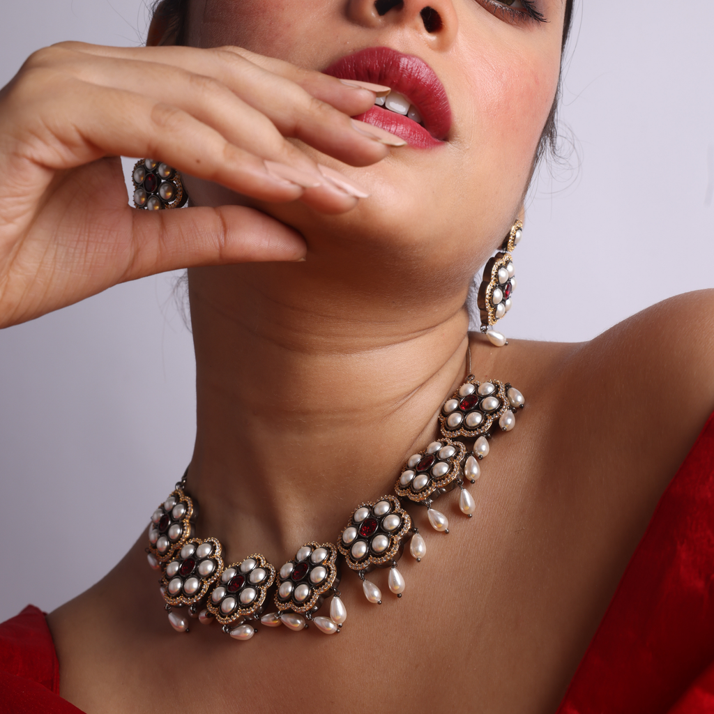 Pearl Collective | Signature CZ Crystal Necklace Set