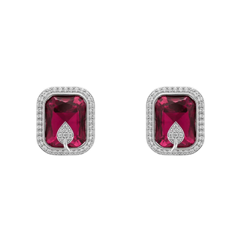 Pinnacle | Hydra Red | Premium CZ Crystal Earring