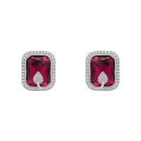 Pinnacle | Hydra Red | Premium CZ Crystal Earring