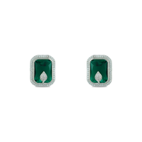 Pinnacle | Emerald | Premium CZ Crystal Earring
