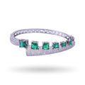 Prismpiraz | Emerald | Luxury CZ Crystal Bracelet