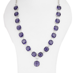 Qyra | Light Amethyst | Signature CZ Crystal Necklace