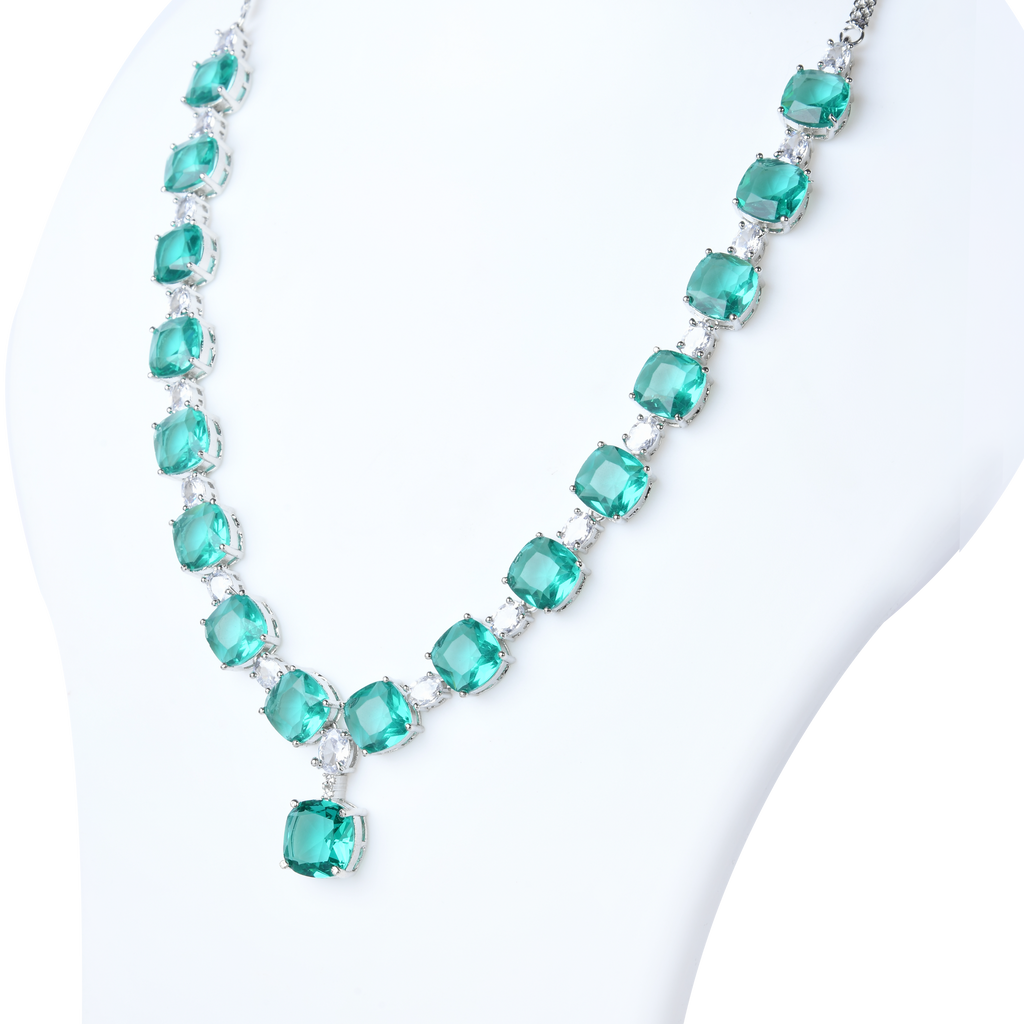 Qyra | Signature CZ Crystal Necklace