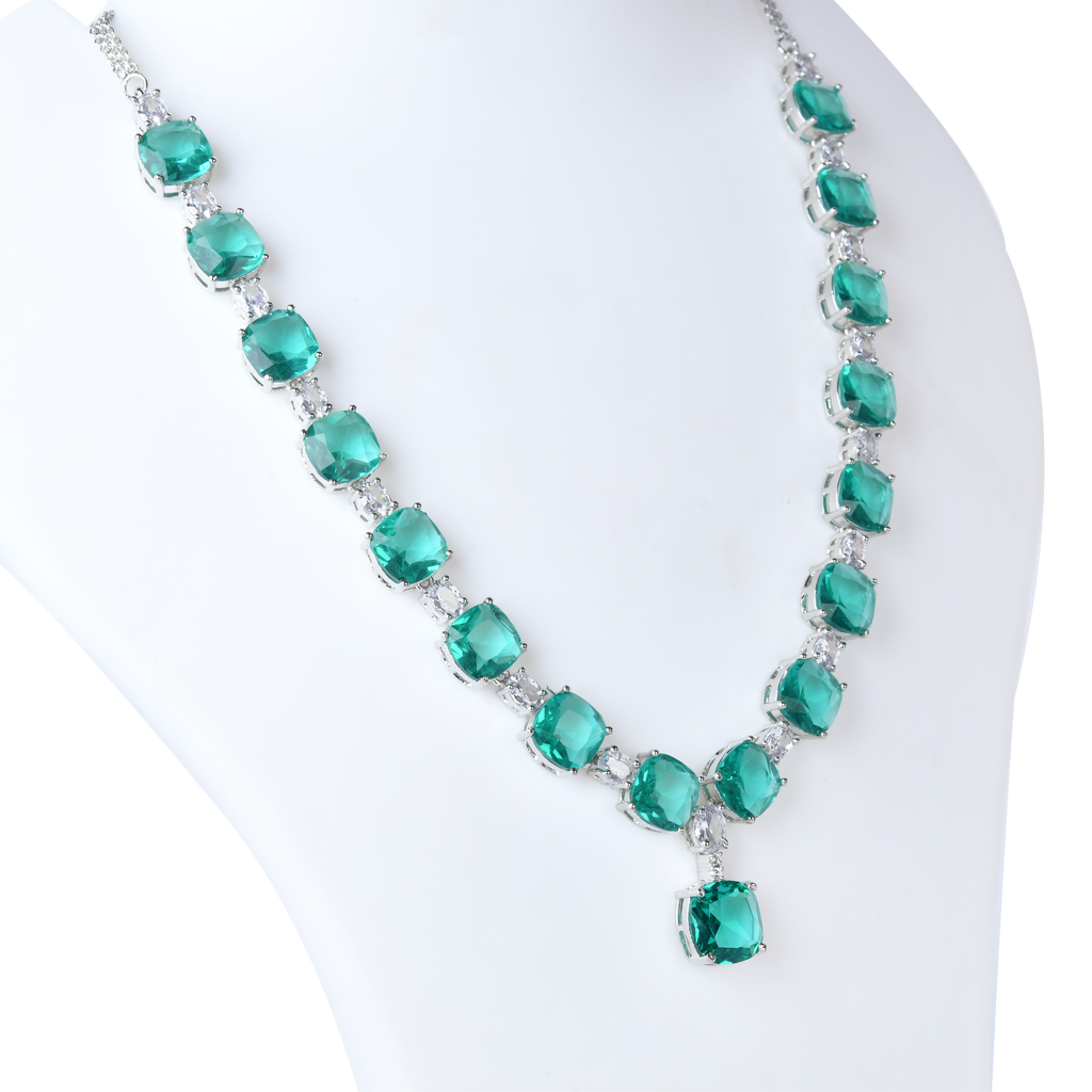 Qyra | Signature CZ Crystal Necklace