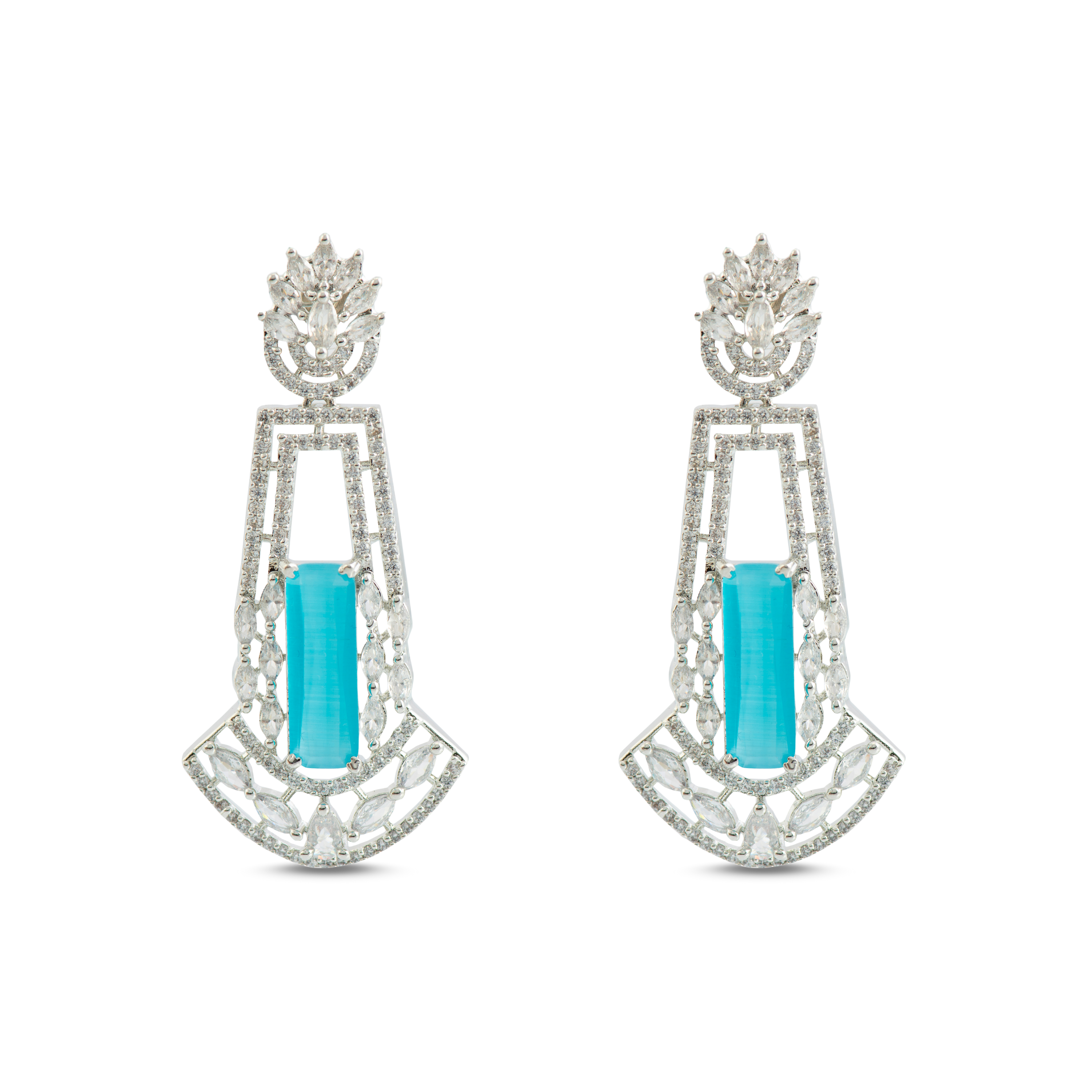 Radiant Dangles | Luxury CZ Crystal Dangle Earring