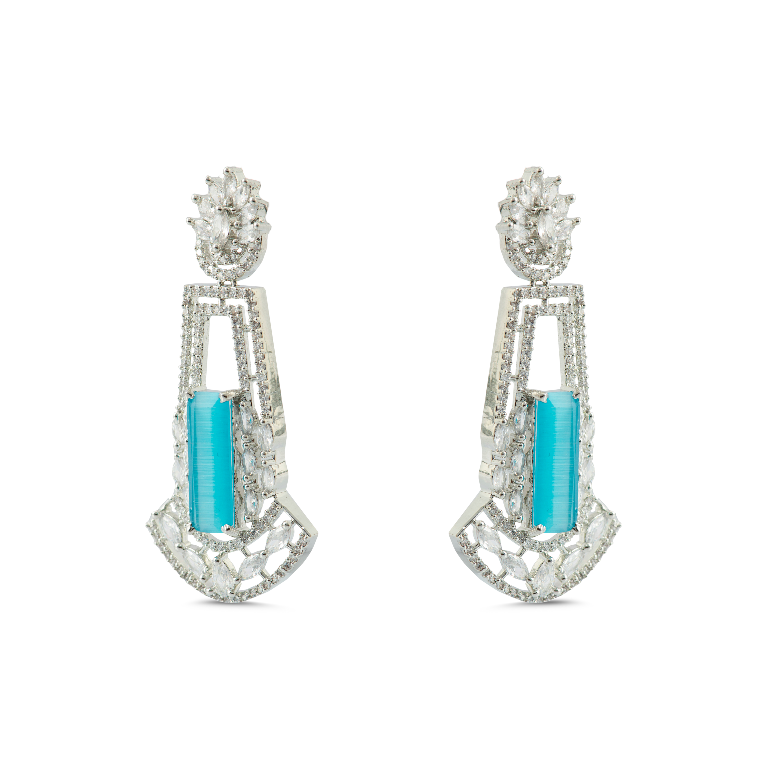 Radiant Dangles | Luxury CZ Crystal Dangle Earring