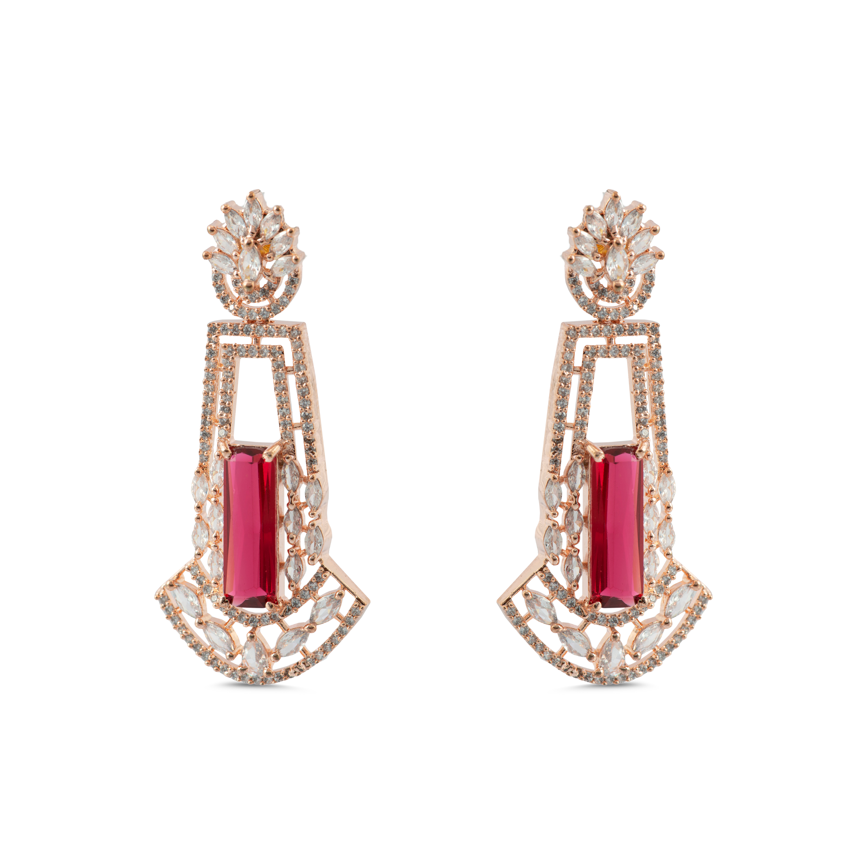 Radiant Dangles | Luxury CZ Crystal Dangle Earring