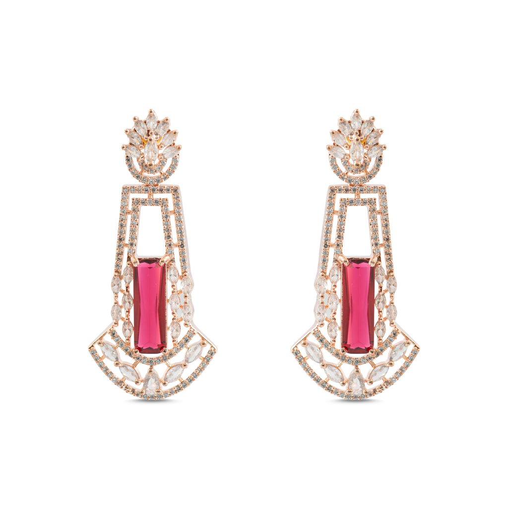 Radiant Dangles | Luxury CZ Crystal Dangle Earring