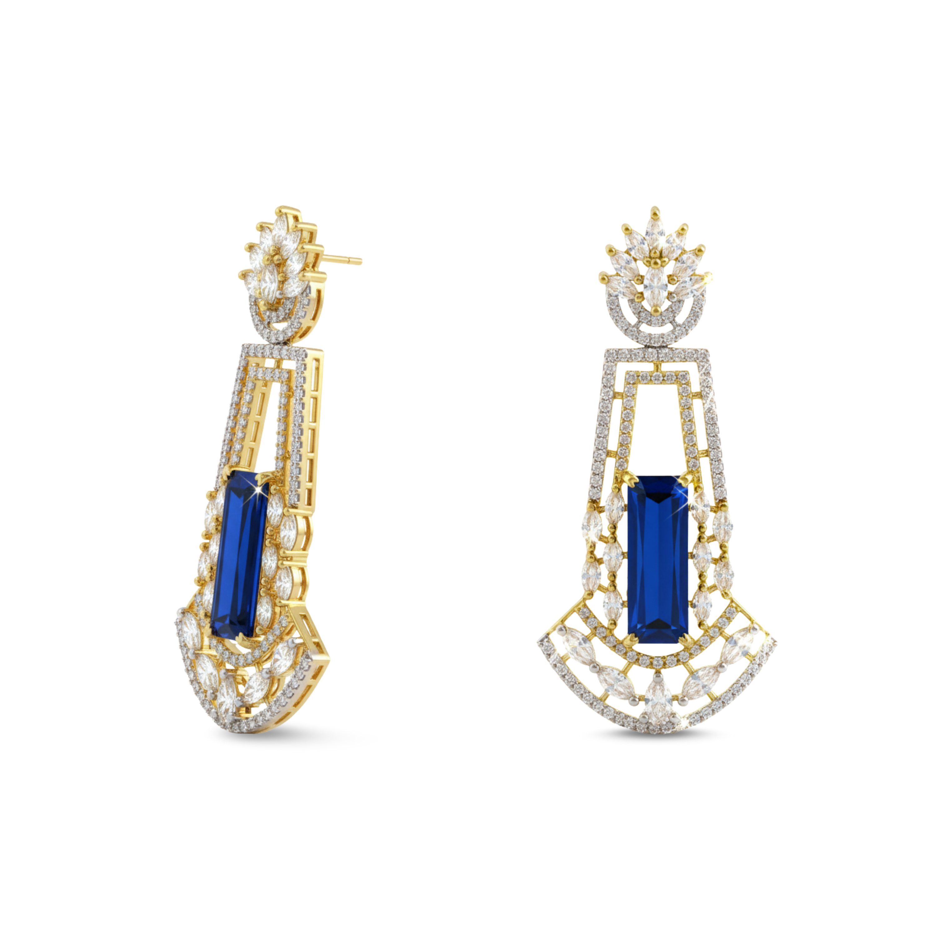 Radiant Dangles | Luxury CZ Crystal Dangle Earring