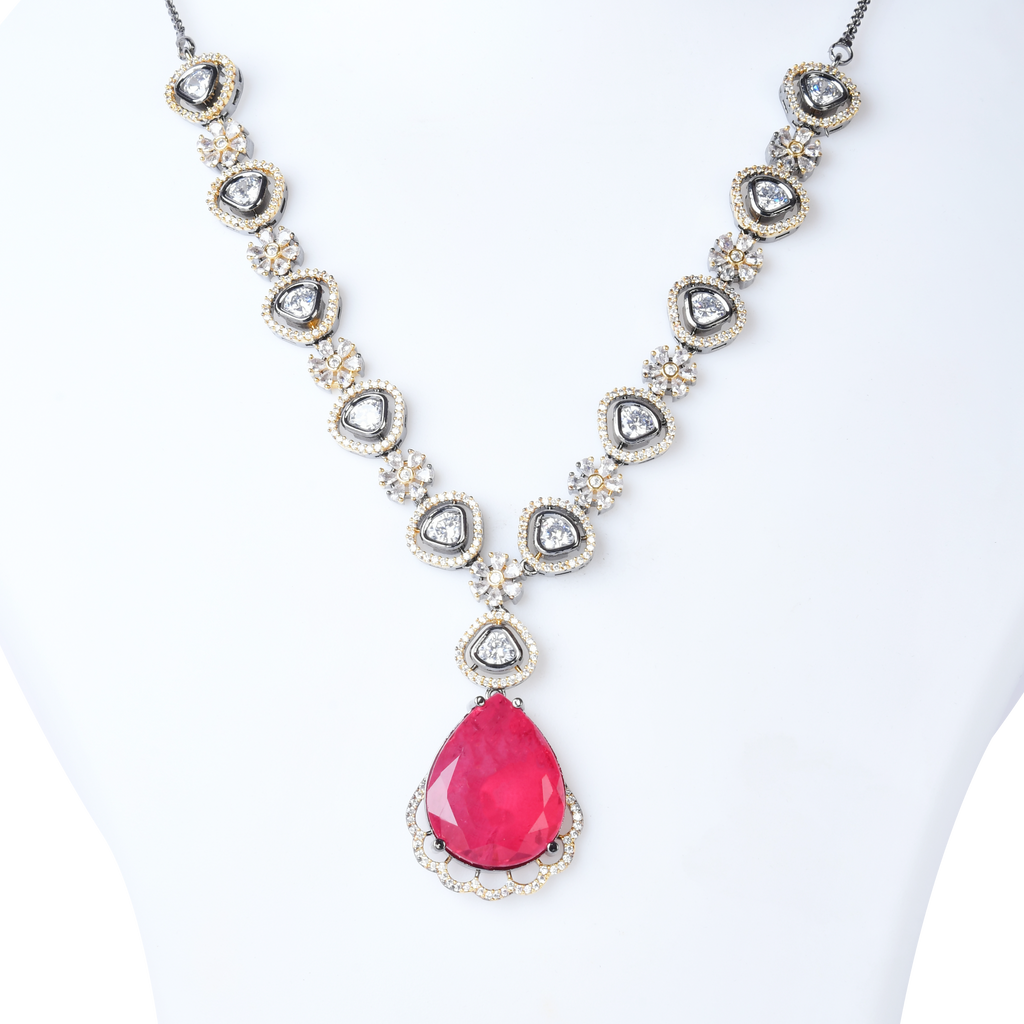 Rare Accomplice | Signature Doublet Crystal Necklace Set