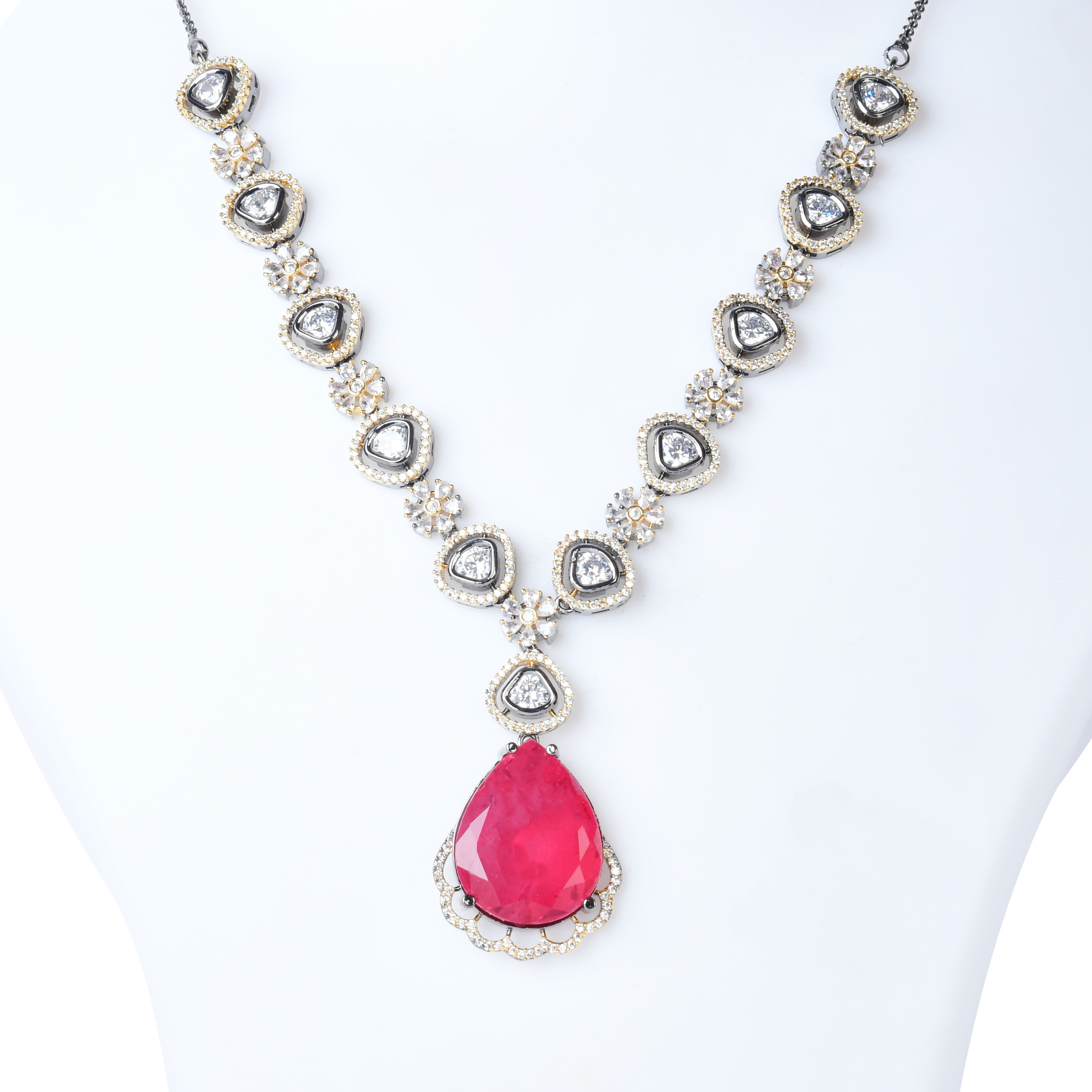 Rare Accomplice | Signature Doublet Crystal Necklace Set