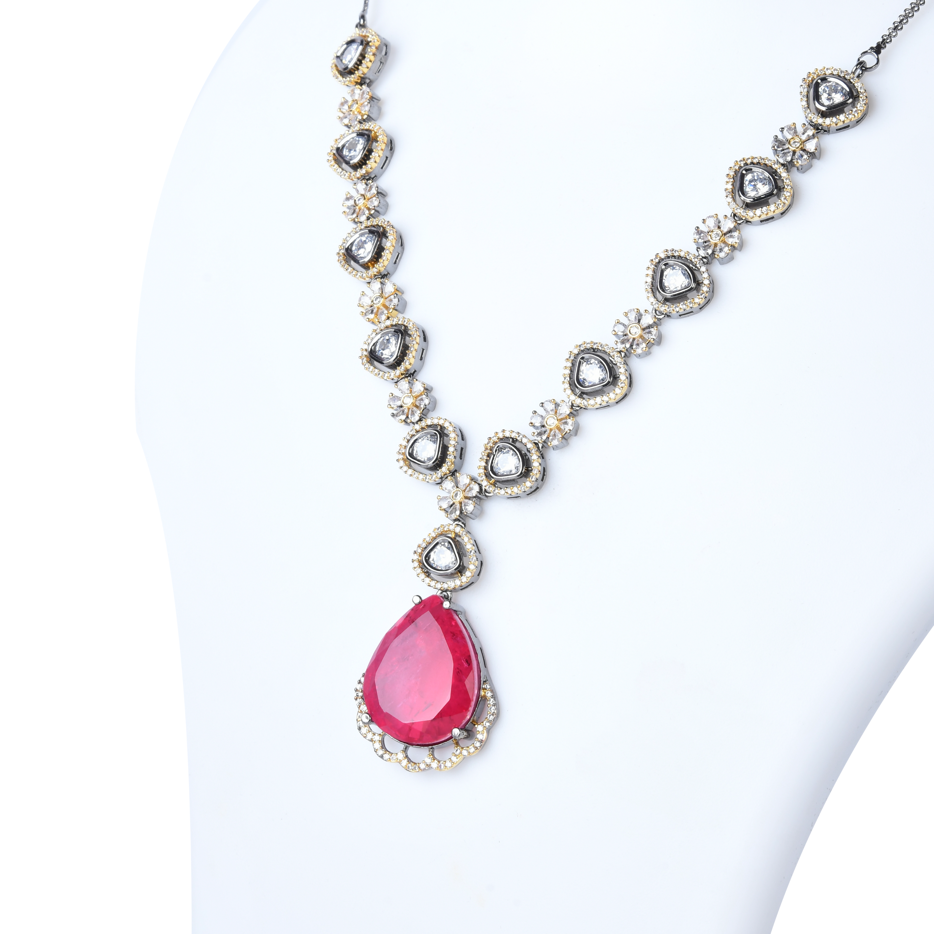 Rare Accomplice | Signature Doublet Crystal Necklace Set