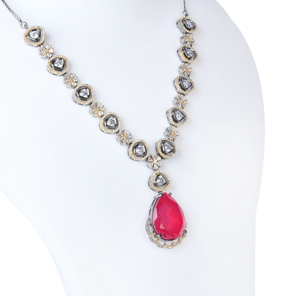 Rare Accomplice | Signature Doublet Crystal Necklace Set