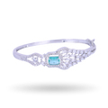 Rebelcuff | Aquamarine | Premium CZ Crystal Bracelet