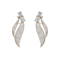Rose Wings Mirage | Signature CZ Crystal Earring