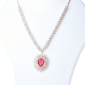 Rosy Ancilliary | Premium CZ Crystal Necklace Set