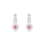 Rosy Ancilliary | Premium CZ Crystal Necklace Set