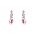 Rosy Ancilliary | Premium CZ Crystal Necklace Set